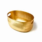 image of American Metalcraft ATHG10 Beverage Tub, 10 Qt, 15" L x 10‑3/4" W x 7‑1/4" H, Aluminum Gold Finish