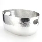 image of American Metalcraft ATHS14 Beverage Tub, 16.25 Qt 3-4 Gal, 19" L x 14" W x 8.25" H Aluminum Silver