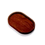 image of American Metalcraft AWB10 Oval Ash Wood Serving Board, 9" L x 6" W x 3/4" H, Rimmed, Hand Wash Only – Platter