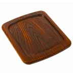 image of American Metalcraft AWB1210 Rectangular Ash Wood Serving Board, 12" L x 10" W x 3/4" H, Hand Wash Only, Platter