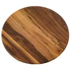 image of American Metalcraft AWM14 Serving Board – 13.5" Diameter x 1-1/8" Melamine, Acacia Pattern, Naturals™, No Handle