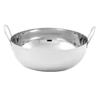 image of American Metalcraft BD93 - 3 Qt 105 oz Stainless Balti Dish, 9-3/8" Dia x 4-3/4" H, Mirror