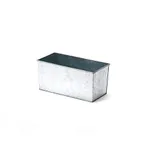 image of American Metalcraft BEVG126 Beverage Tub, 12-1/4" L x 6" W x 5-3/4" H, Galvanized, Silver Finish