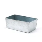 image of American Metalcraft BEVG20 Ice Display Tub 20.5" L x 12" W x 8" H Galvanized Housing, Silver Finish