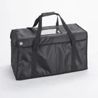 image of American Metalcraft BLDB2412 Delivery Bag, 24.75x12.5x12 in Black Polyester/Aluminum, 5mm Foam Strap