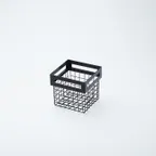 image of American Metalcraft BNRB6 Twilight Basket - Black Metal, Rectangular, 6-7/8" L x 6-3/10" W x 6" H