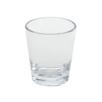 image of American Metalcraft BPO5 Old Fashioned Glass, 5 Oz Clear Tritan Plastic, Barware, Parker Collection - Dozen