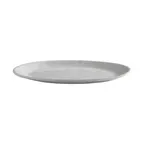 image of American Metalcraft CPL12CL - Oval Plastic Serving Platter, 12" L x 9" W x 7/8" H, White Melamine, BPA-Free