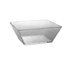 image of American Metalcraft CRGSQ117 Rain Bowl – 12" x 12" x 4.5" (7 qt/224‑255 oz) Clear Styrene Square Bowl