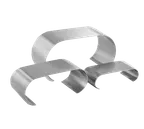 image of American Metalcraft CRS3 Curl 3‑Piece Satin Silver Metal Risers - Set