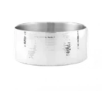 image of American Metalcraft DWBH10 Double‑Wall Bowl, 10" Dia x 4" H, 4‑Quart (156 oz) Hammered Stainless