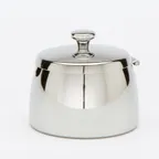 image of American Metalcraft DWS5 Elegance Sugar Bowl, 5 oz, 3‑1/4″ dia × 3″ H, stainless steel double‑wall