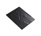 image of American Metalcraft FSLT10 Endurance Serving Platter, 10" L x 8.25" W x 1/4" H Melamine Gray, Break-Resistant