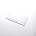 image of American Metalcraft FSLW08 Plastic Serving Platter – 14.75" x 8.25" x 0.25" Melamine White