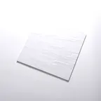 image of American Metalcraft FSLW14 Plastic Serving Platter, 14½" x 14½" x ¼" Square Melamine Tray, White Faux Slate