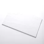 image of American Metalcraft FSLW21 Serving Platter, 21.5" L x 13" W x 0.25" H Rectangular Melamine White Faux Slate