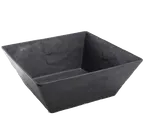 image of American Metalcraft FSMEL117 Melamine Bowl, 12" x 4.5" Black, 7 Quart (224‑255 oz) Slate
