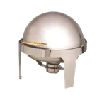image of American Metalcraft GOLDAGRD18 7‑qt Chafing Dish Roll‑Top 90°/180° Steel Gold Handle Pans/Fuel Holder