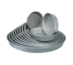 image of American Metalcraft HC90151.5 Pizza Pan, 15"/14-1/4" ID, Tapered, 14‑Gauge Aluminum