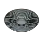 image of American Metalcraft HCDEP15 Pizza Pan – 15"/14¼" ID, 1" Deep, Tapered, 14‑Ga Al Hard‑Coat