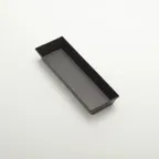 image of American Metalcraft HCLP12 Pizza Pan, Rectangular 12" L x 4" W x 1.6" H, Hard-Coat Aluminum