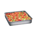 image of American Metalcraft HCSQ1220 Deep Dish Pizza Pan, 12" x 12" x 2" 14‑Gauge Aluminum, Hand Wash Only
