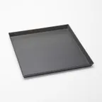 image of American Metalcraft HCSS14 Pizza Pan, Square 14" x 14" x 1" Aluminum Hard Coat Finish