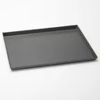 image of American Metalcraft HCSS1812 Pizza Pan - 18" L x 12" W x 1" H Rectangular Aluminum Hard-Coat