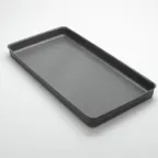 image of American Metalcraft HCTF122420 Deep Dish Pizza Pan 24" L x 12" W x 2" H 14‑Gauge Aluminum Hard‑Coat