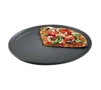 image of American Metalcraft HCTP10 Pizza Pan – 10" OD x 8" ID, Wide Rim, 14G Aluminum, Hard‑Coat
