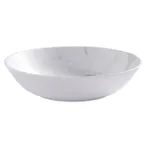 image of American Metalcraft MCB36MA 36‑oz Plastic Bowl, 8‑3/4" Dia x 2" H, Round Melamine, Marble White, Mix Matte Collection