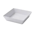 image of American Metalcraft MELSQ8 Square Plastic Bowl, 36 oz (1 qt) 8" x 8" x 2" White Melamine, Break‑Resist