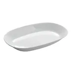 image of American Metalcraft MLRS21 – 6 Quart Oblong Melamine Plastic Bowl, White