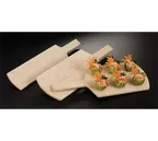 image of American Metalcraft MSB4 Serving Board – Maple Tray, 13" L x 8-1/8" W, 18" OAL with Handle