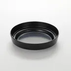 image of American Metalcraft MSEA10B Seafood Tray – 10" Black Plastic Tray, Melamine-Style Tabletop Servingware
