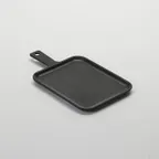 image of American Metalcraft MSP61 Rectangular Melamine Serving Peel, 6-7/8" L x 5.5" W x 1/2" H, 9.5" L with Handle, Black