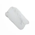 image of American Metalcraft MW17 Serving Board, 17‑3/8" L x 9‑7/8" W x 5/8" H Freeform Melamine, White Marble Pattern, Naturals™
