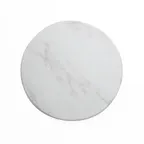 image of American Metalcraft MW171 Board – 17-1/4" Dia x 1-1/8" H Melamine White Marble, Naturals Collection