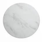 image of American Metalcraft MW21 Serving Board – 21½‑inch Round Melamine Tray, White Marble Pattern, Naturals™, No‑Handle