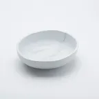 image of American Metalcraft MWB11 - 3-4 Quart (96‑127 oz) Melamine Bowl, 11" Dia x 3‑1/8" H, White Marble