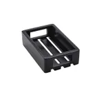 image of American Metalcraft MWH1 Wooden Serving & Display Crate, Rectangular Espresso, 10-1/8" L