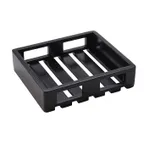 image of American Metalcraft MWH2 Wooden Square Serving & Display Crate, Espresso, 11-5/8" Length, Solid Wood Construction