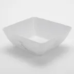 image of American Metalcraft MWMSQ11 Melamine Bowl, 12" L x 12" W x 4.5" H, 7 Qt (224‑255 oz) White Marble