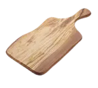 image of American Metalcraft OWP178 Olive Wood Serving Board, Free-Form, 12-3/8" L x 7.75" W, 17-3/8" with Handle, Hand Wash