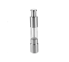 image of American Metalcraft PMG6 Presto Push Pepper Mill, 6" Height, Stainless Steel & Acrylic