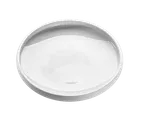 image of American Metalcraft PSPL8 Serving Platter, 8" Diameter x 1-1/4" Height, Round White Porcelain