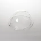 image of American Metalcraft RCRD14 Roll Top Cover, 14½" Dia x 7½" H Dome, Polycarbonate Plastic