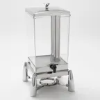 image of American Metalcraft REVLJUICESQ12 Juice Dispenser, 11x12x23in, Poly Body, Steel Legs, 2-3 Gal