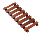 image of American Metalcraft RG5341 Hanging Glass Rack, Ceiling, 35" L x 14" W x 1.5" H, Wood, Espresso