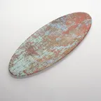image of American Metalcraft RM25 Oval Board, 25.5" L x 10.25" W, Melamine, Reclaimed Wood, Naturals